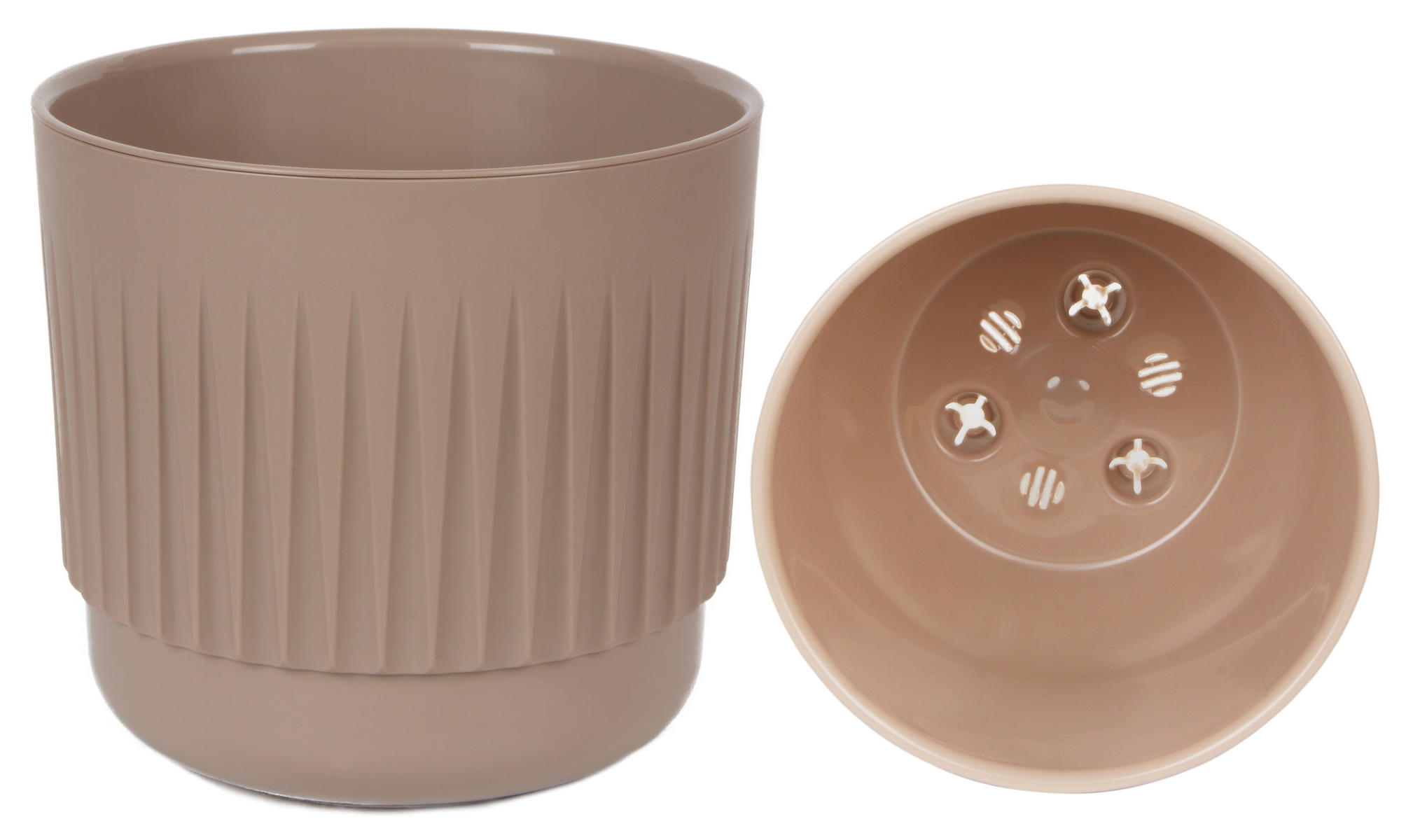 Горшок Бета с вкладышем, 3 л, фраппе