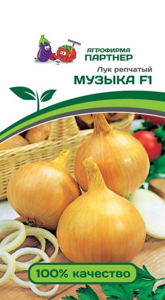 Лук Музыка F1, 0,5 г. Агрофирма Партнер.