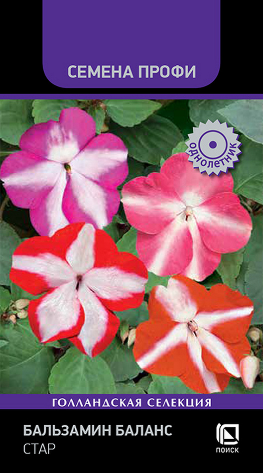 Бальзамин Баланс Стар, 10 шт. Семена Профи