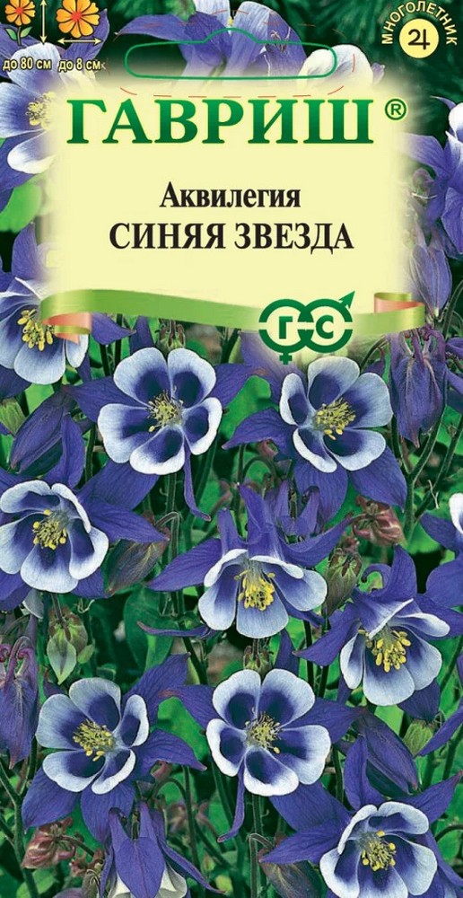 Аквилегия Синяя звезда, 0,1 г