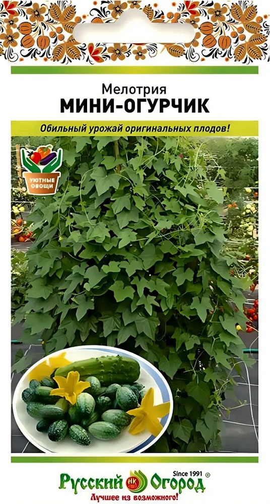 Мелотрия Мини-огурчик, 20 шт. Русский огород