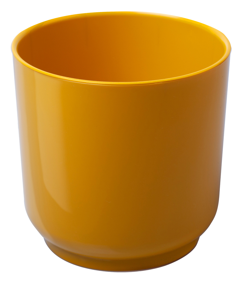 Горшок Дельта с вкладкой, 1,5 л, медовый