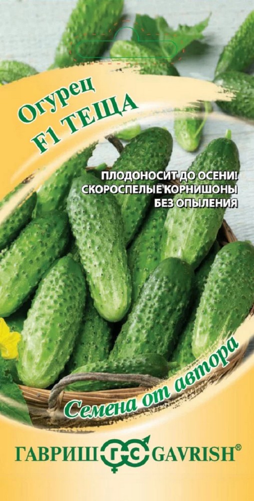 Огурец Теща F1, 10 шт. Авторские семена.