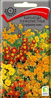 Бархатцы тонколистные Старфайер микс, 0,1 г