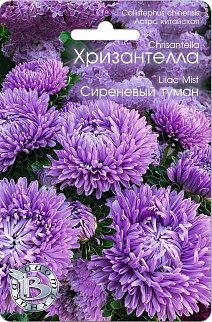 Астра китайская Хризантелла Сиреневый туман, 30 шт. Биотехника