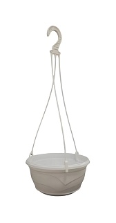 Кашпо подвесное Венеция, 4 л, белый