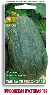Тыква твердокорая Грибовская Кустовая 189, 10 шт.