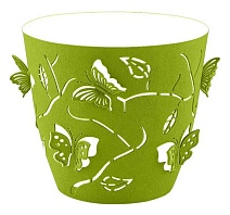 Горшок д/цветов Butterflies d-115 мм 0,7 л зеленое яблоко