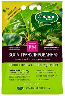 Зола Добрая Сила гранулированная, 2 кг