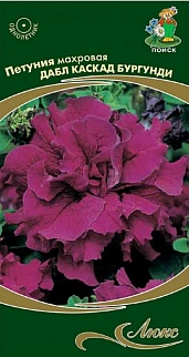 Петуния махровая Дабл каскад бургунди, 10 шт. Люкс