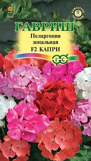 Пеларгония зональная Капри F2, смесь, 4 шт.