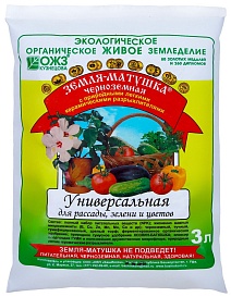 Земля-матушка чернозем, универсальная, 3 л
