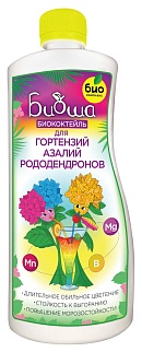 Биококтейль ТМ БИОША для гортензий, азалий и рододендронов, 1 л