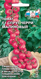 Томат черри Спрут Малиновый F1, 0,03 г