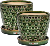 Керамические миниатюрные кашпо