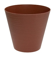 Горшок Конус Эко со вставкой, 3 л, гранит