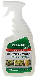 Средство от мха, плесени и лишайника, 750 мл Инта-Вир