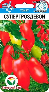 Томат Супергроздевой, 20 шт.