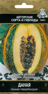Тыква твердокорая Даная, 10 шт.