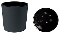 Горшок Вега с вкладкой, 10,2 л, антрацит