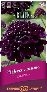 Скабиоза махровая Черное манто, 0,2 г. 