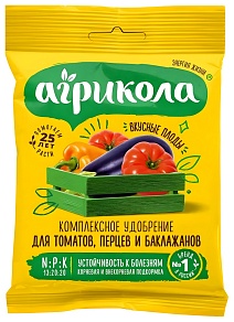 Агрикола №3 для томатов, перца и баклажанов, 50 г