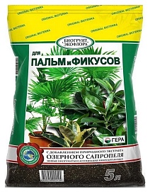 Биогрунт ЭкоФлора для пальм и фикусов, 5 л