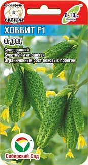 Огурец Хоббит F1, 7 шт. Сибирский сад
