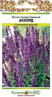 Иссоп лекарственный Аккорд, 0,5 г. Русский огород Русский огород