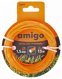 Леска для триммеров Витой квадрат (1,5 мм; 15 м), арт. 70804