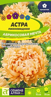 Астра пионовидная Абрикосовая мечта, 0,3 г 