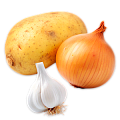 Лук,чеснок,картофель