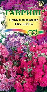 Примула малакойдес Джульетта, мягковатая, смесь, 10 шт. 