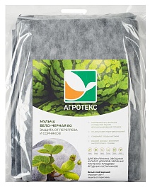 Мульчирующий материал Агротекс двойная защита 80 UV, бело-черный, 3,0х10 м 