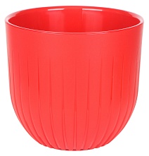 Горшок Альфа с вкладышем, 1,4 л, красный