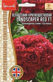 Пеларгония Landscaper Red F1 3 шт. Великобритания.