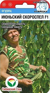 Огурец Июньский скороспел F1, 7 шт. Сибирский сад