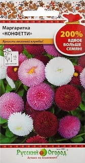Маргаритка Конфетти, 0,1 г Русский огород