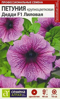 Петуния крупноцветковая Дедди Лиловая, 10 шт. 