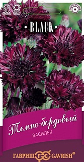 Василек Темно-бордовый, 0,2 г. Black