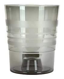 Кашпо Лилия, 1,3 л, дымчатый