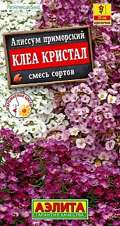 Алиссум Клеа Кристал, смесь сортов, 5 шт.
