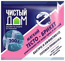 Тесто-брикет от крыс, 200 гр