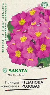 Примула Данова розовая F1, 5 шт. Саката.