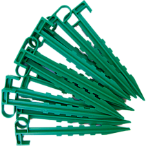 Колышки садовые 10 шт/упак зел/черные