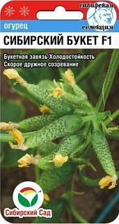 Огурец Сибирский букет F1, 7 шт. Сибирский сад