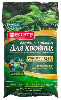 Bona Forte Пролонгированное для хвойных с биодоступным кремнием, 2,5 кг
