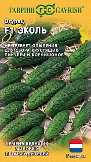 Огурец Эколь F1, 5 шт. Голландия.