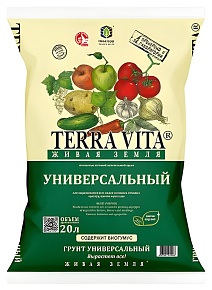 Грунт Terra Vita Живая Земля универсальный, 20 л