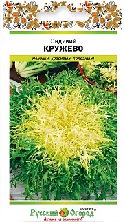 Салат Эндивий Кружево, 0,5 г. Русский огород.